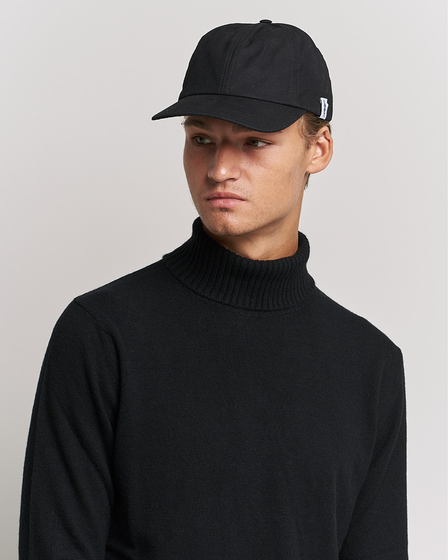 Heren | Mackintosh Tipping Baseball Cap Black | Mackintosh | Tipping Baseball Cap Black