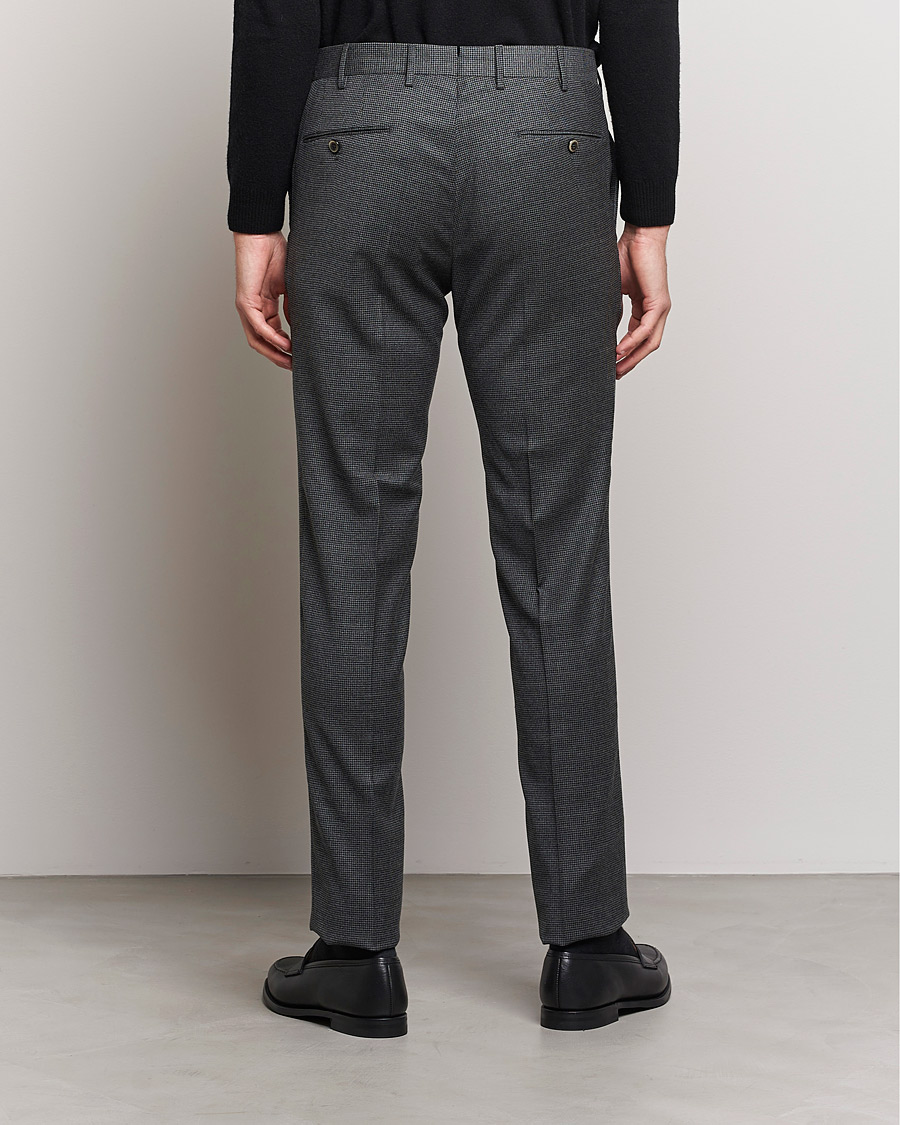 Heren | Broeken | PT01 | Slim Fit Glencheck Wool Trousers Medium Grey