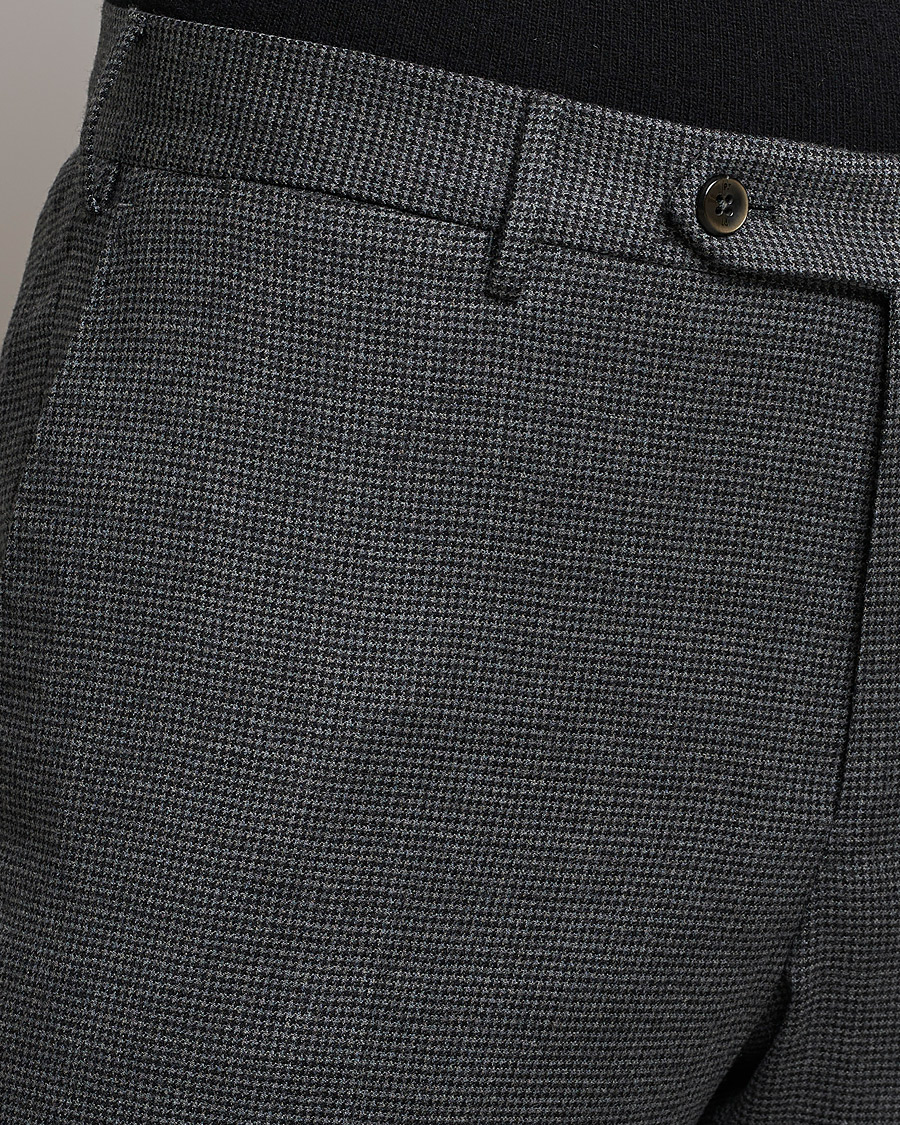 Heren | Broeken | PT01 | Slim Fit Glencheck Wool Trousers Medium Grey