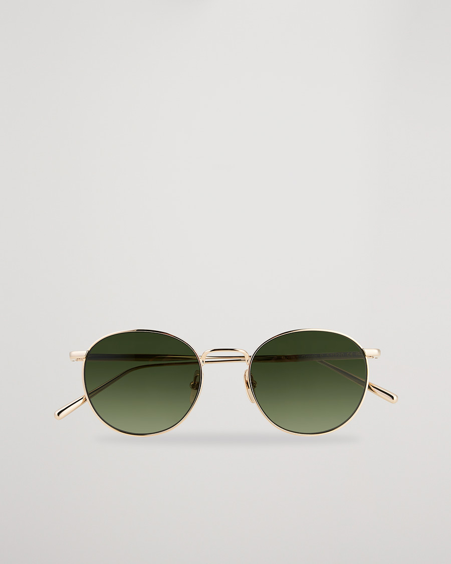 Heren |  | CHIMI | Round Polarized Sunglasses Gold/Green