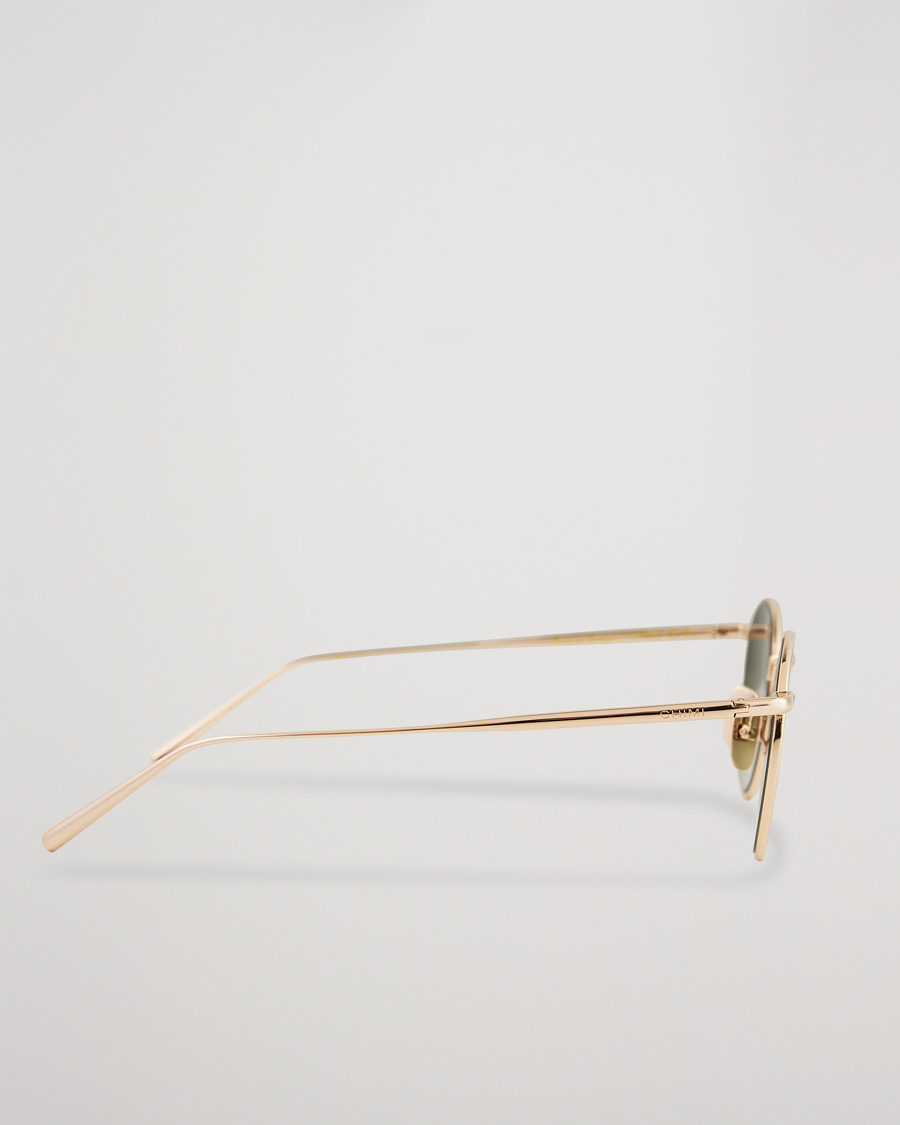 Heren | CHIMI Round Polarized Sunglasses Gold/Green | CHIMI | Round Polarized Sunglasses Gold/Green