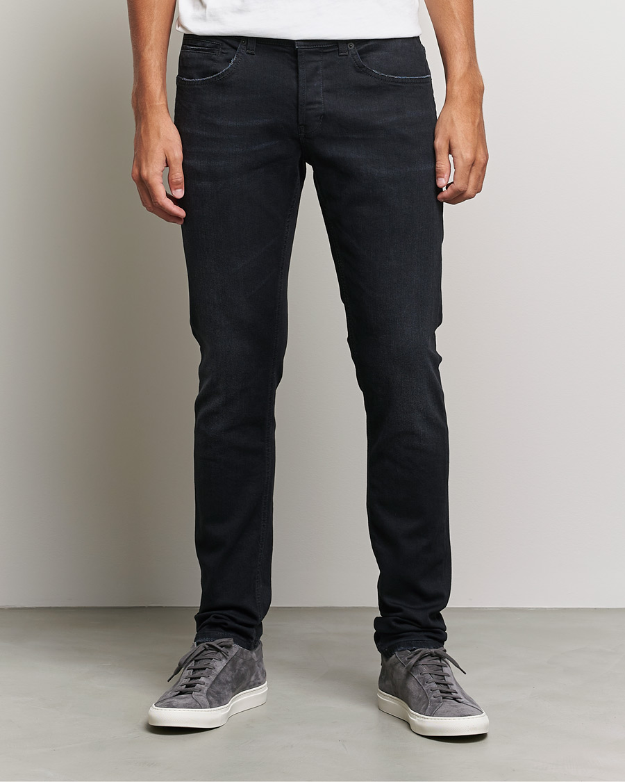 Heren | Jeans | Dondup | George Destroyed Jeans Black