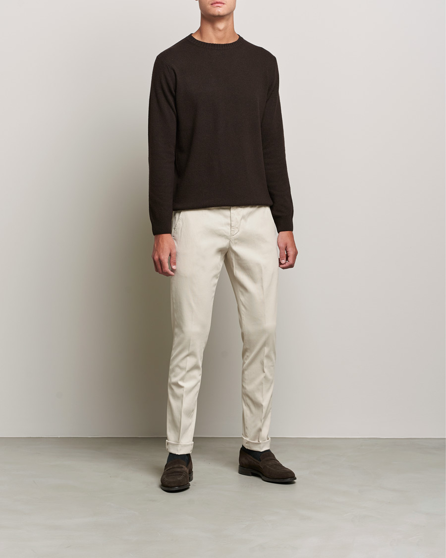 Heren | Broeken | Dondup | Gaubert Chinos  Offwhite