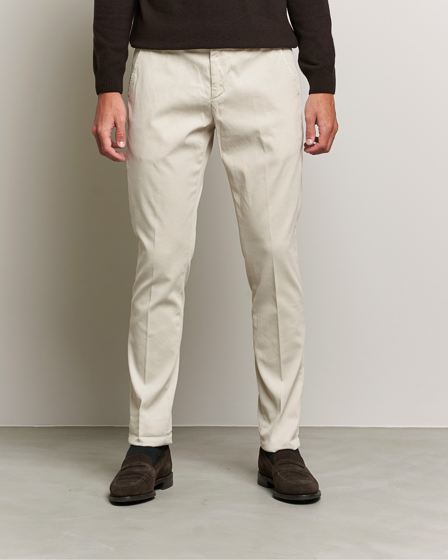 Heren | Broeken | Dondup | Gaubert Chinos  Offwhite