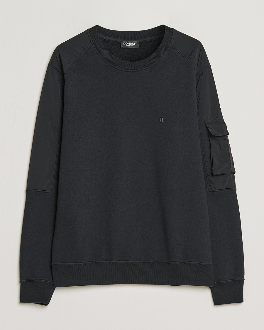 Heren | Truien | Dondup | Felpa Crew Neck Sweatshirt Black