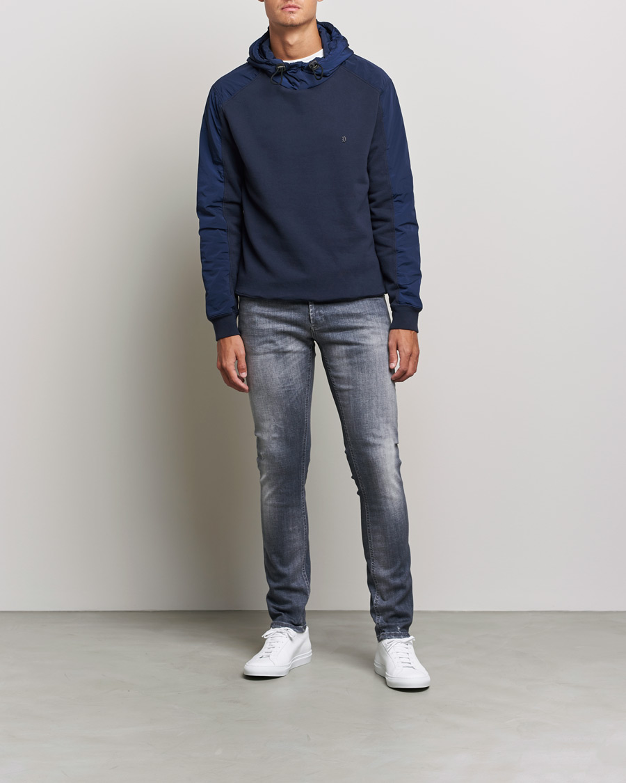 Heren | Truien | Dondup | Felpa Hoodie Navy