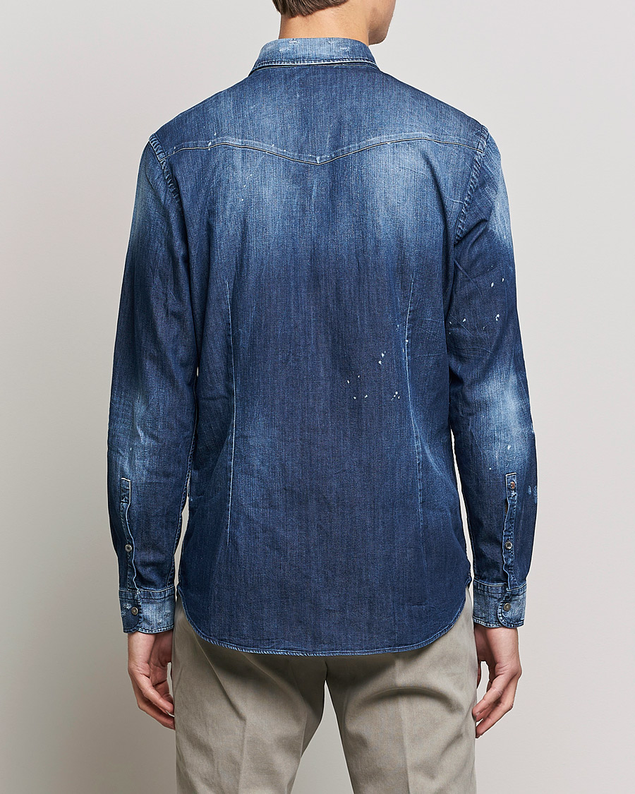Heren | Overhemden | Dondup | Denim Shirt Blue
