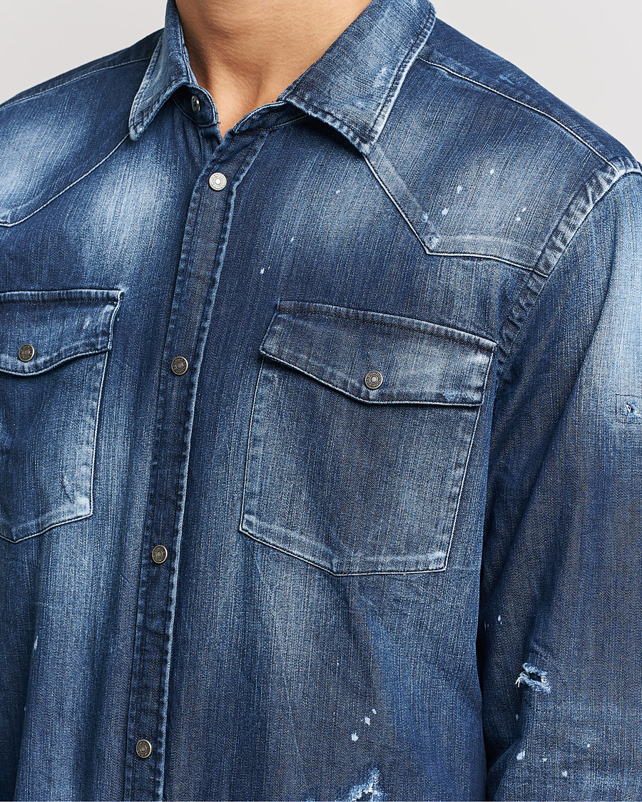 Heren | Overhemden | Dondup | Denim Shirt Blue