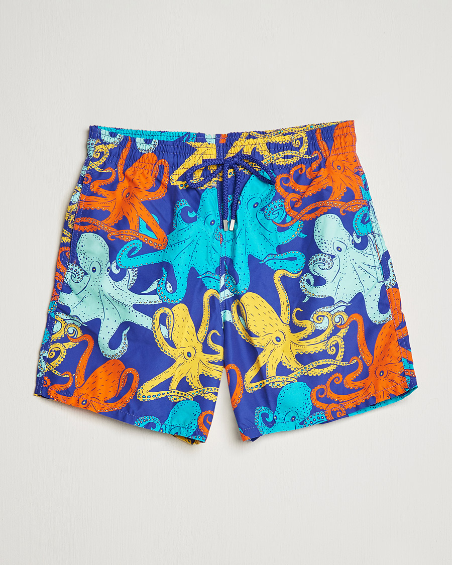 Heren | Zwembroek | Vilebrequin | Moorea Swim Shorts Purple Blue