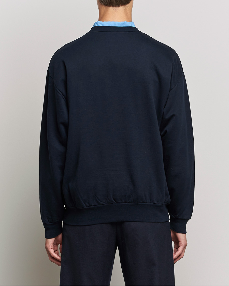 Heren | Truien | Auralee | High Gauge Sweatshirt Navy
