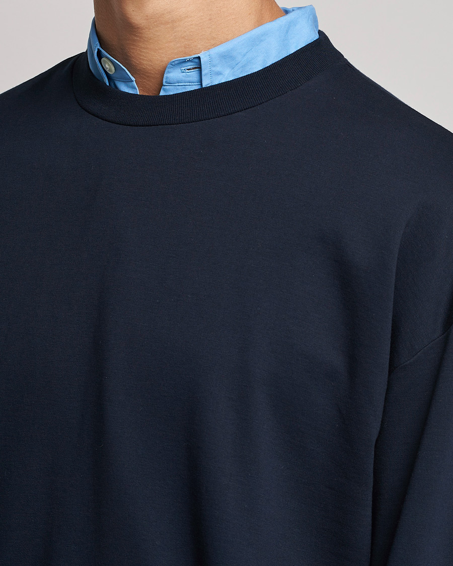Heren | Truien | Auralee | High Gauge Sweatshirt Navy