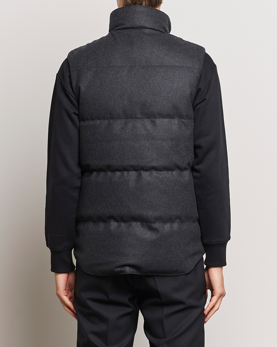 Heren | Jassen | Canada Goose Black Label | Canada Goose Garson Wool Vest Carbon Melange