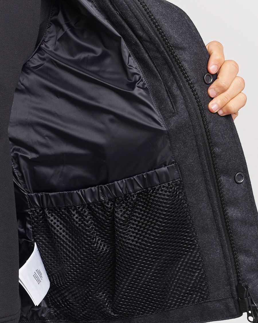 Heren | Jassen | Canada Goose Black Label | Canada Goose Garson Wool Vest Carbon Melange