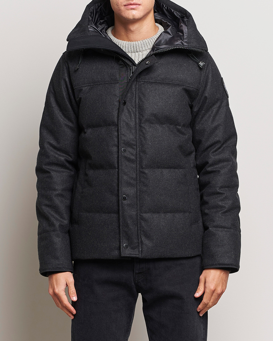 Heren | Canada Goose Black Label | Canada Goose Black Label | Canada Goose Macmillan Wool Parka Carbon Melange