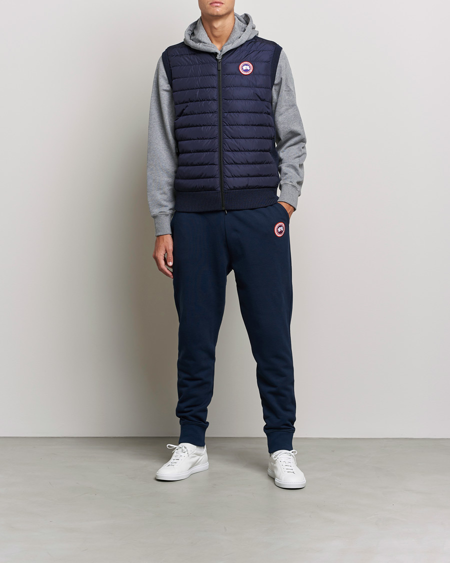 Heren | Gilets | Canada Goose | Hybridge Knit Vest Navy