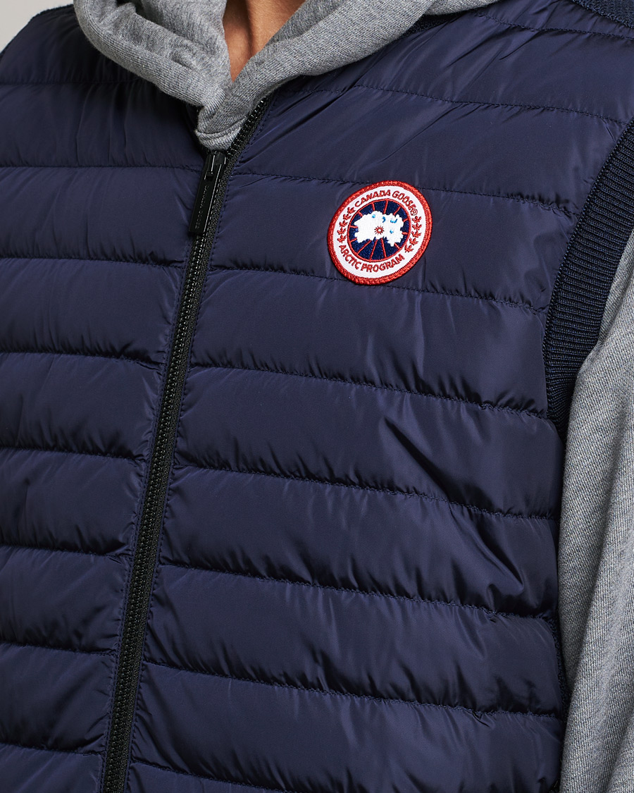 Heren | Gilets | Canada Goose | Hybridge Knit Vest Navy