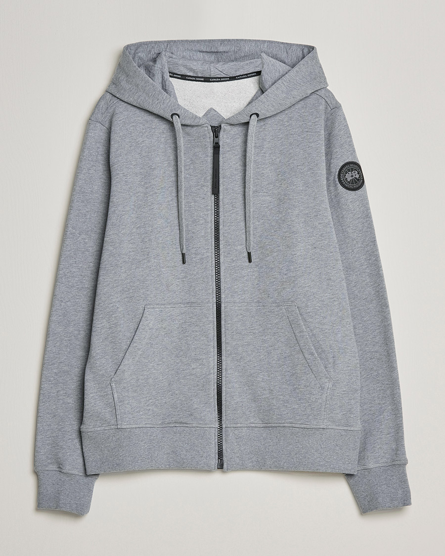 Heren | Truien | Canada Goose Black Label | FZ Loopback Hoody Stone Heather