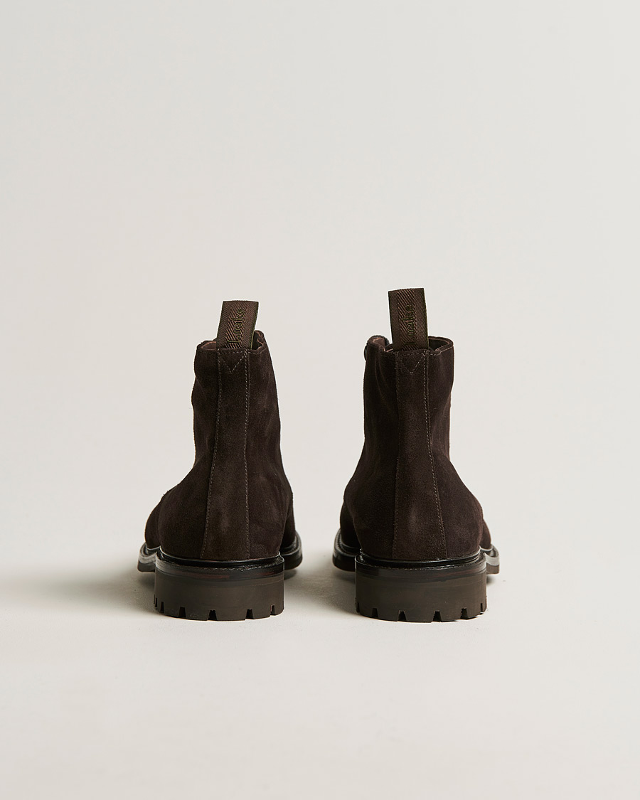 Heren | Loake 1880 Sedbergh Suede Derby Boot Dark Chocolate | Loake 1880 | Sedbergh Suede Derby Boot Dark Chocolate