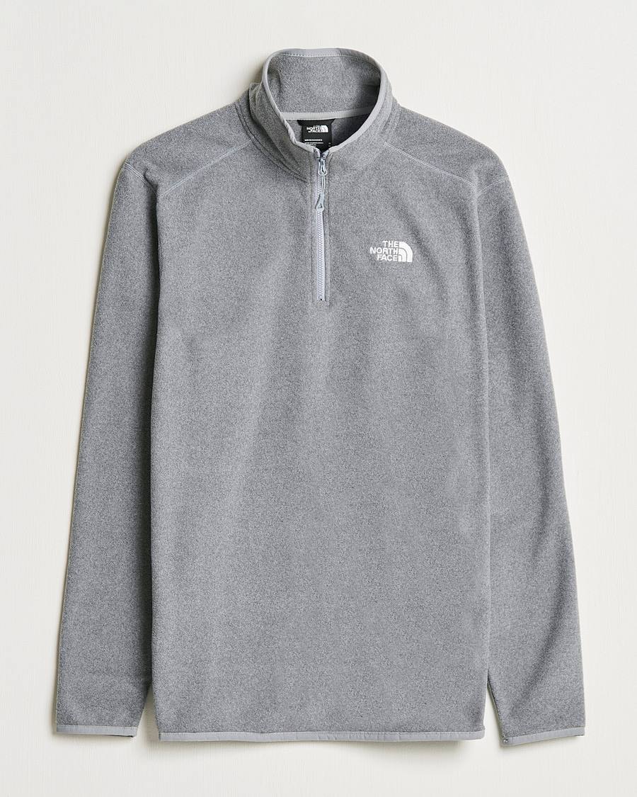 Heren | Truien | The North Face | 100 Glacier 1/4 Zip Grey Heather
