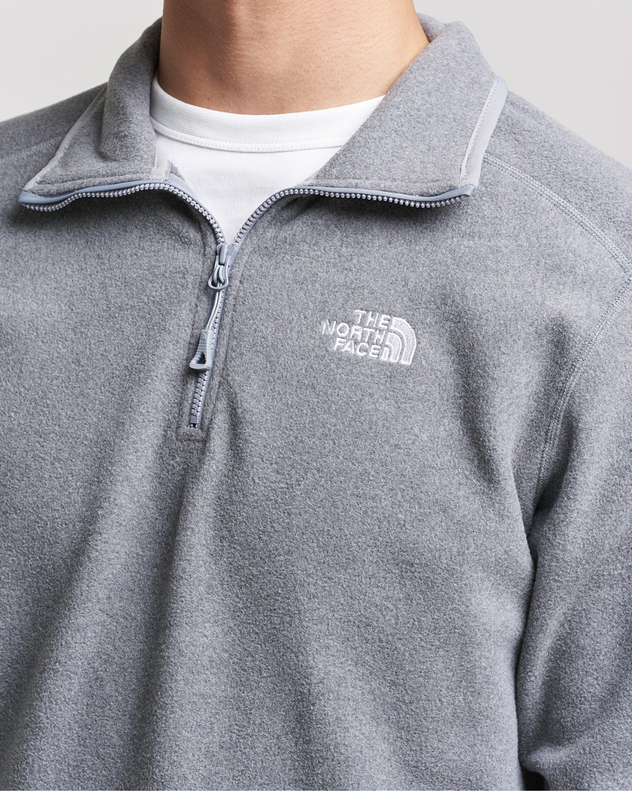 Heren | Truien | The North Face | 100 Glacier 1/4 Zip Grey Heather