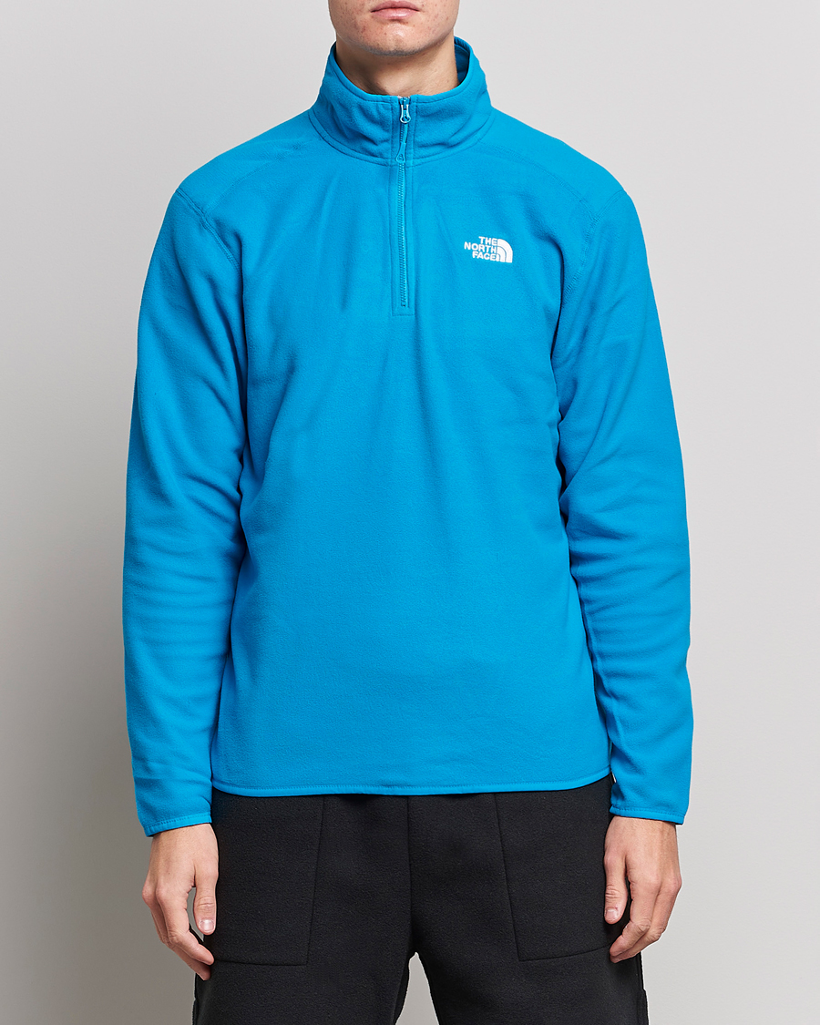 Heren | Truien | The North Face | 100 Glacier 1/4 Zip Acoustic Blue