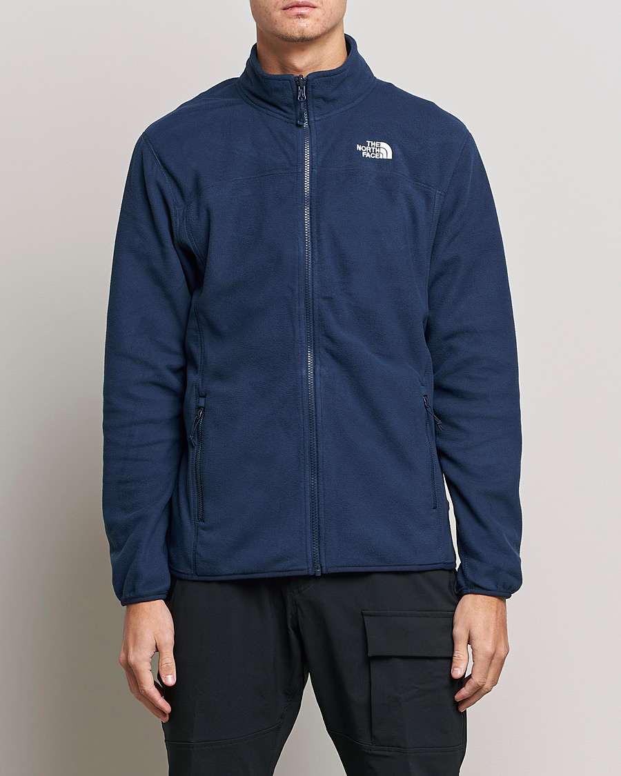 Heren | Truien | The North Face | 100 Glacier Full Zip Summit Navy