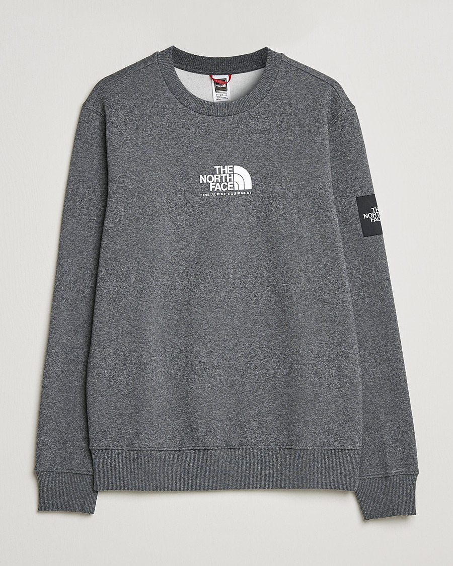Heren | Truien | The North Face | Fine Crew Neck Sweatshirt Grey Heather
