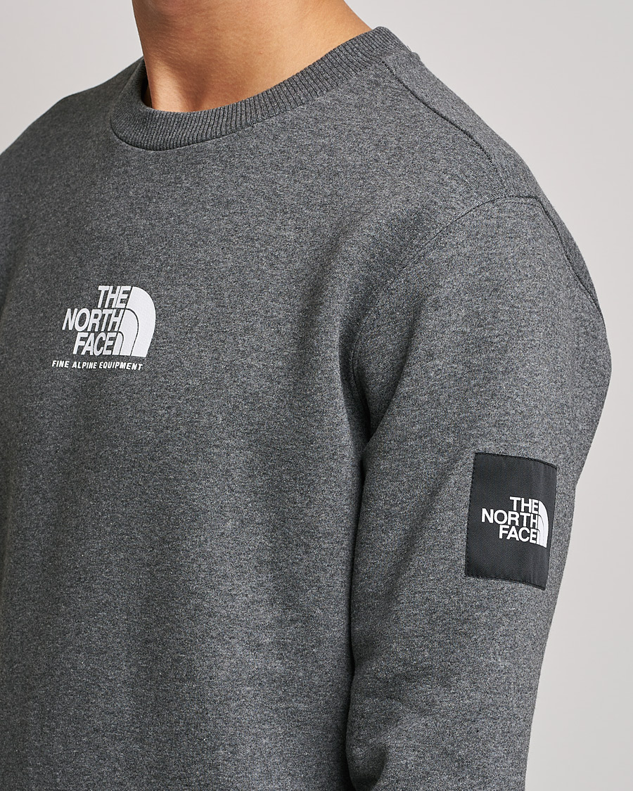 Heren | Truien | The North Face | Fine Crew Neck Sweatshirt Grey Heather