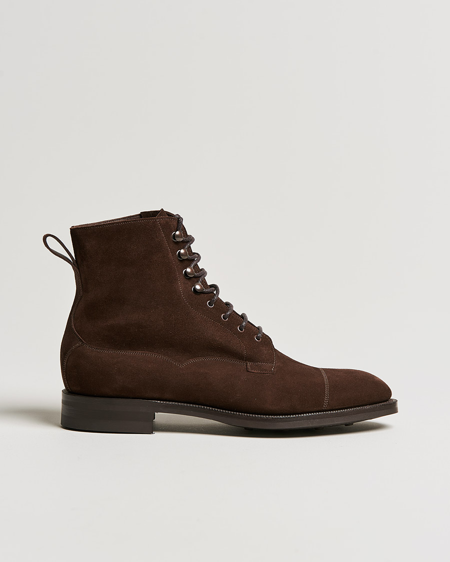 Heren | Edward Green Galway Dainite Boot Mink Suede | Edward Green | Galway Dainite Boot Mink Suede