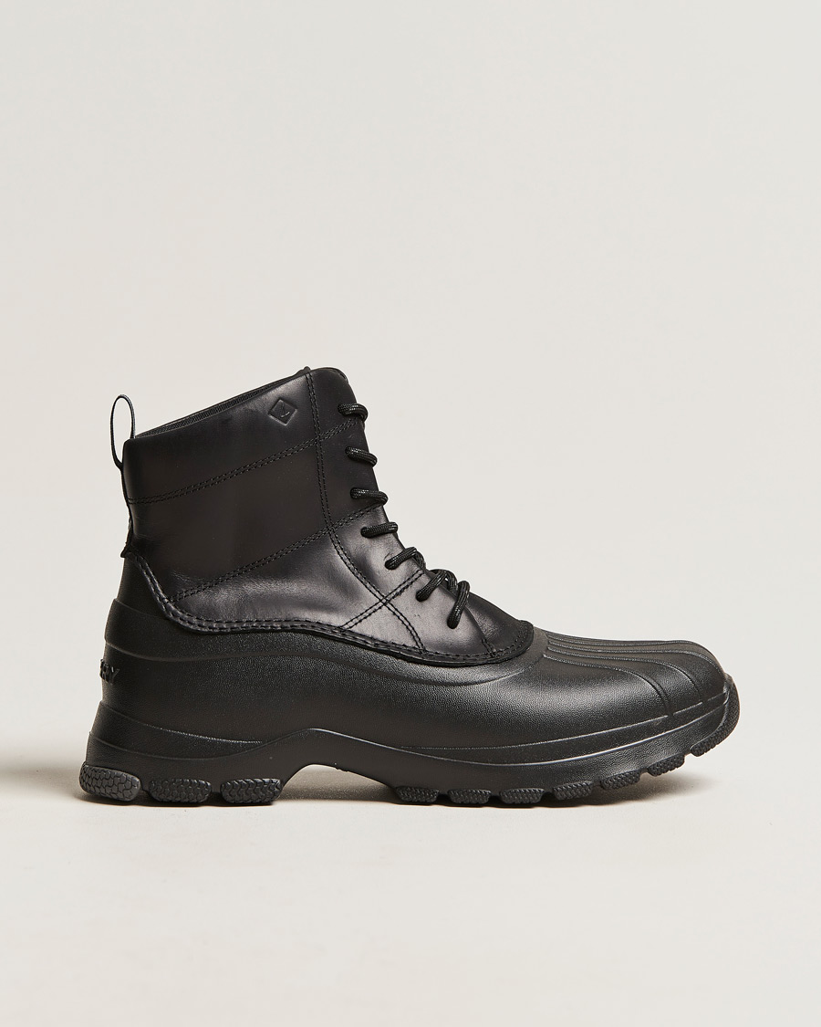 Heren | Sperry Duck Float Lace Up Core Boot Black | Sperry | Duck Float Lace Up Core Boot Black