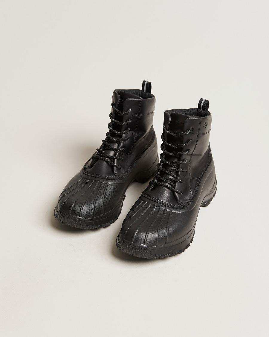 Heren | Sperry Duck Float Lace Up Core Boot Black | Sperry | Duck Float Lace Up Core Boot Black