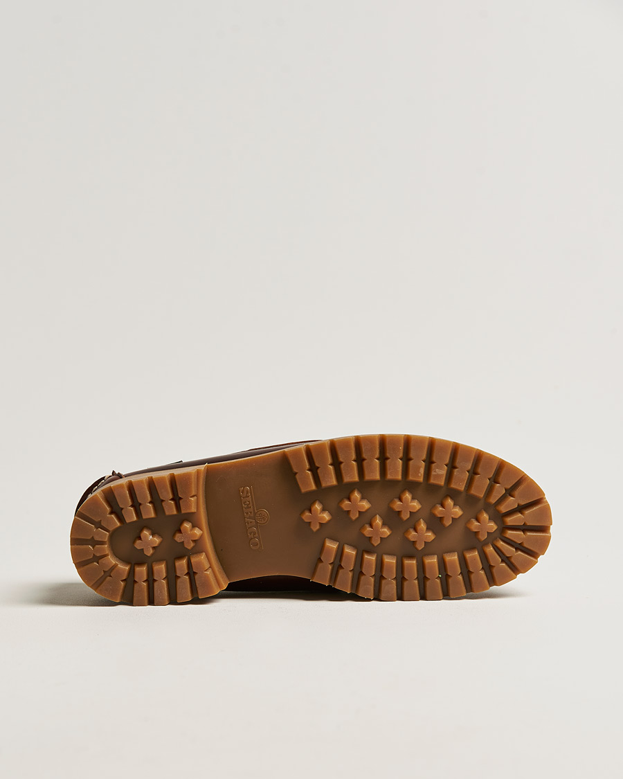 Heren | Instappers | Sebago | Ranger Waxy Leather Loafer Brown Gum