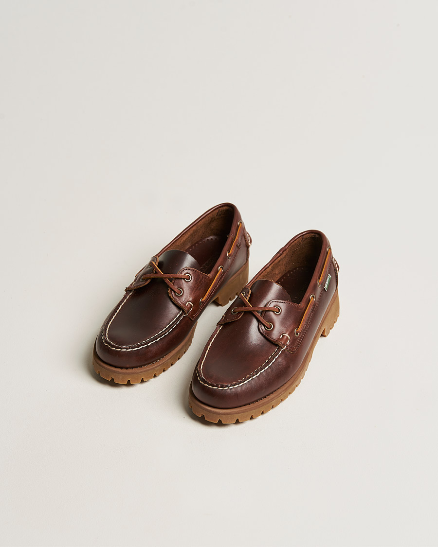 Heren | Instappers | Sebago | Ranger Waxy Leather Loafer Brown Gum