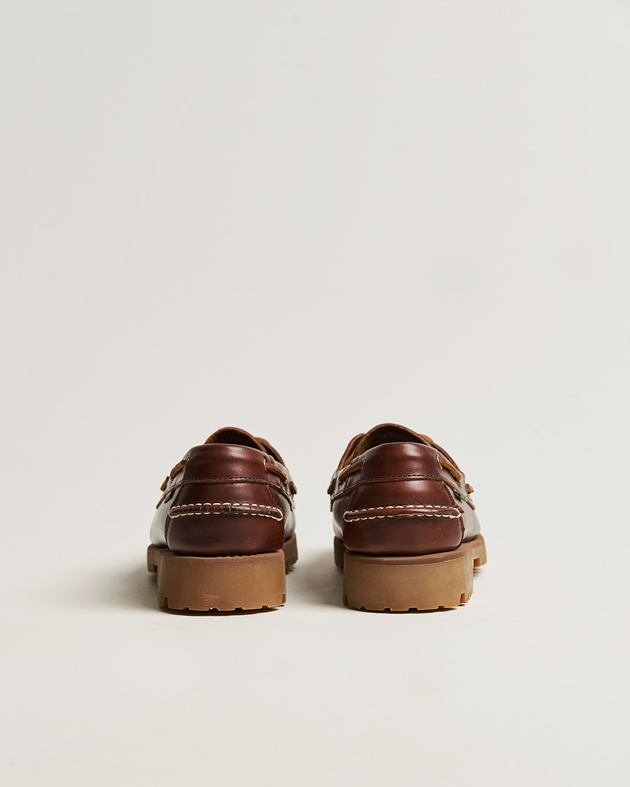 Heren | Instappers | Sebago | Ranger Waxy Leather Loafer Brown Gum