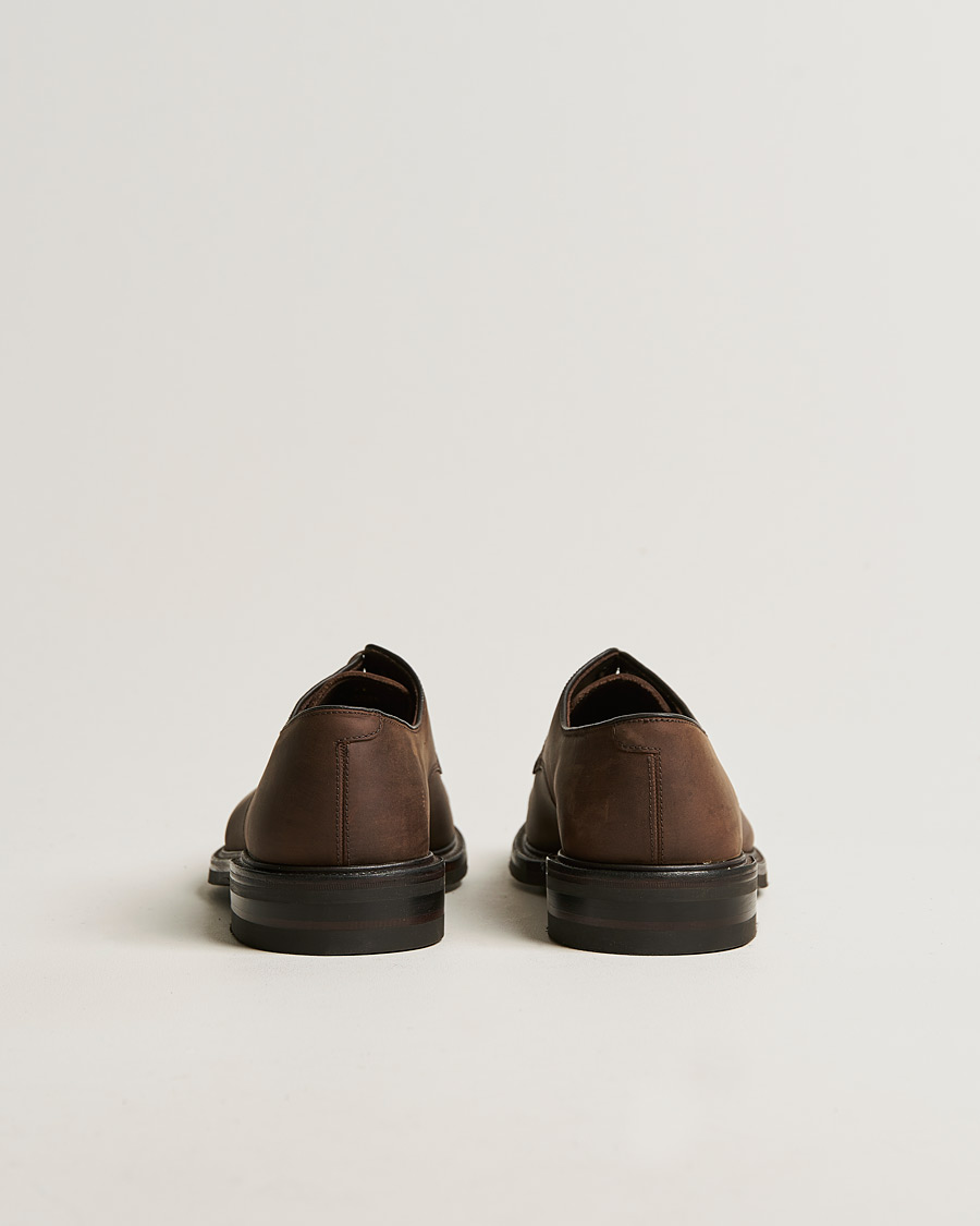 Heren | Loake 1880 Ampleforth Oiled Nubuck Toe-Cap Derby Brown | Loake 1880 | Ampleforth Oiled Nubuck Toe-Cap Derby Brown