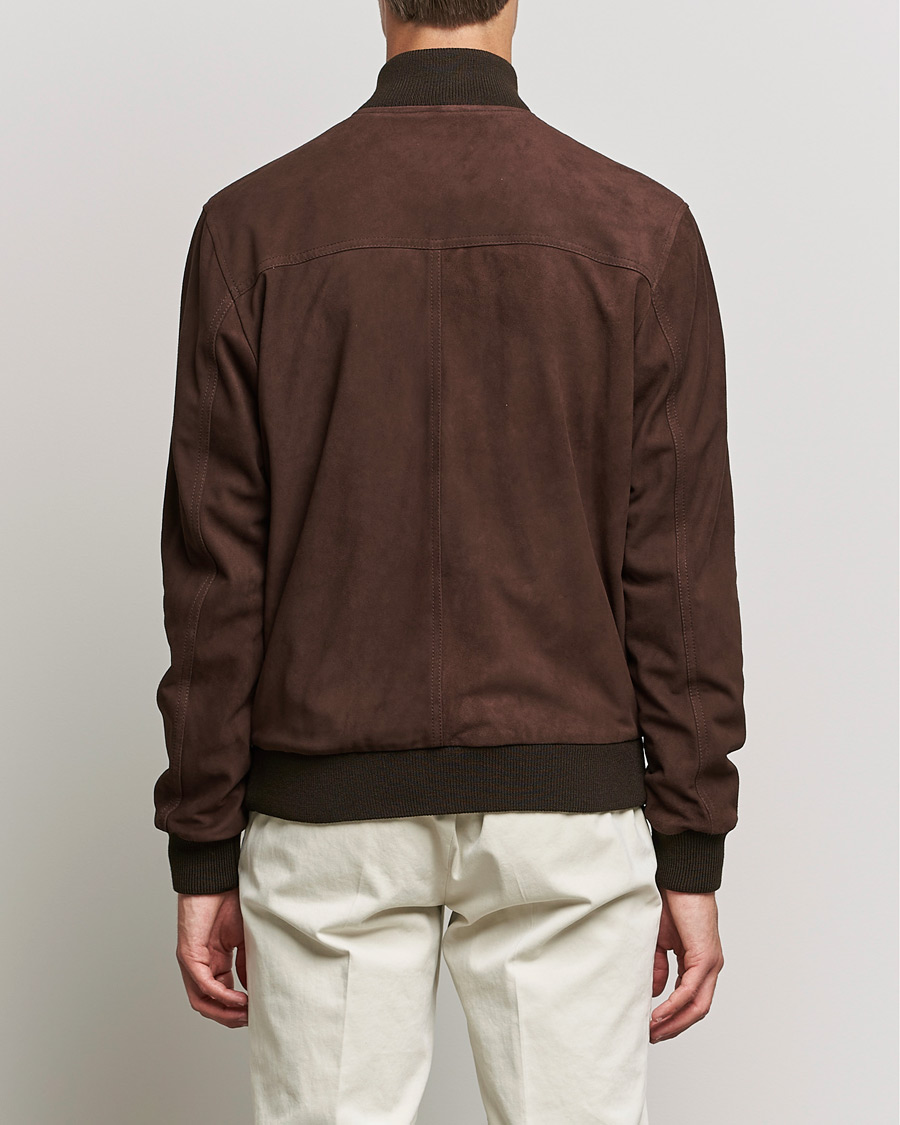 Heren | Jassen | Valstar | Valstarino Suede Jacket Dark Brown