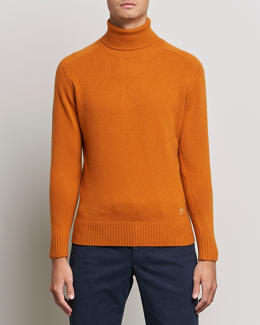 Heren | Truien | Valstar | Cariaggi Cashmere Rollneck Orange