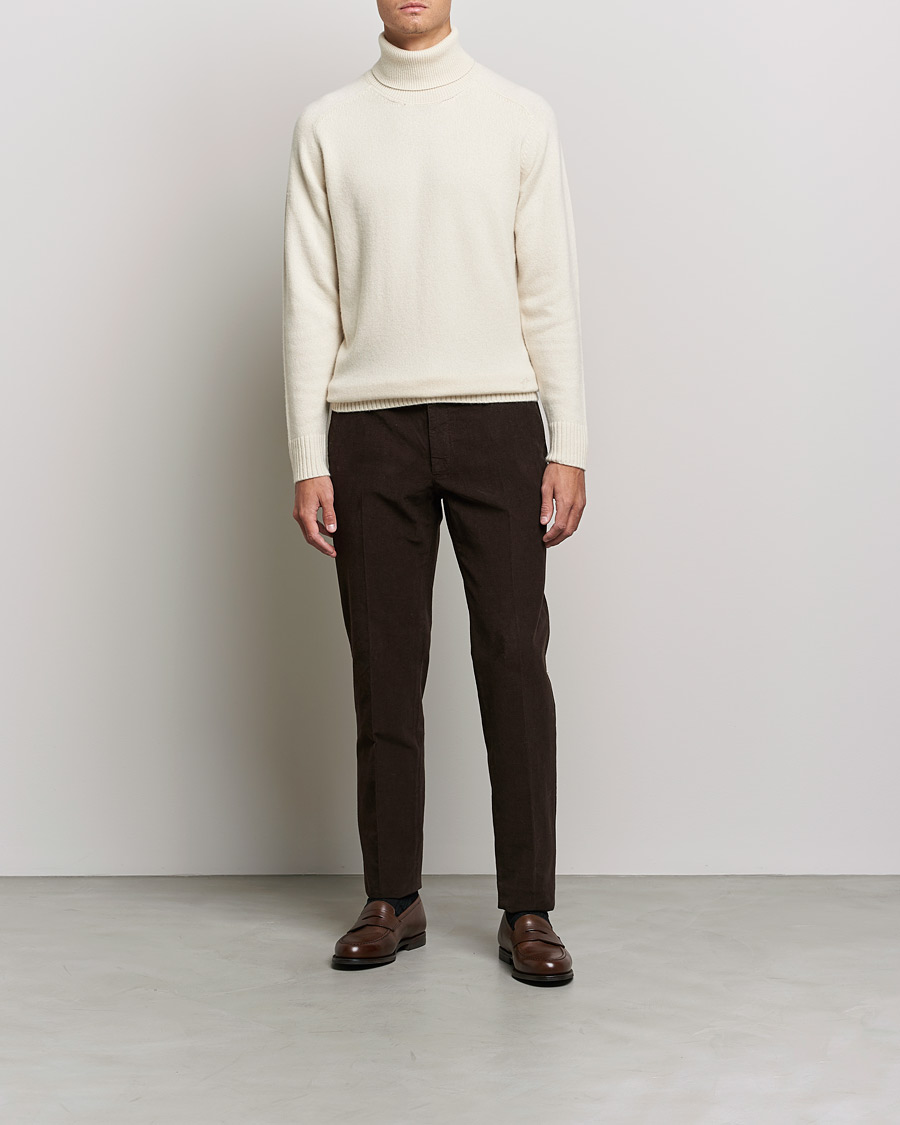 Heren | Truien | Valstar | Cariaggi Cashmere Rollneck Natural