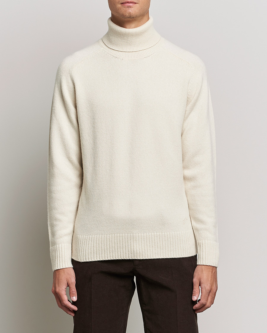 Heren | Truien | Valstar | Cariaggi Cashmere Rollneck Natural