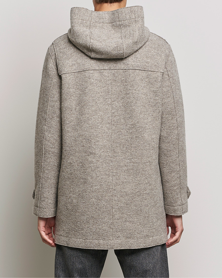 Heren | Jassen | Harris Wharf London | Boiled Wool Duffle Coat Natural Casha