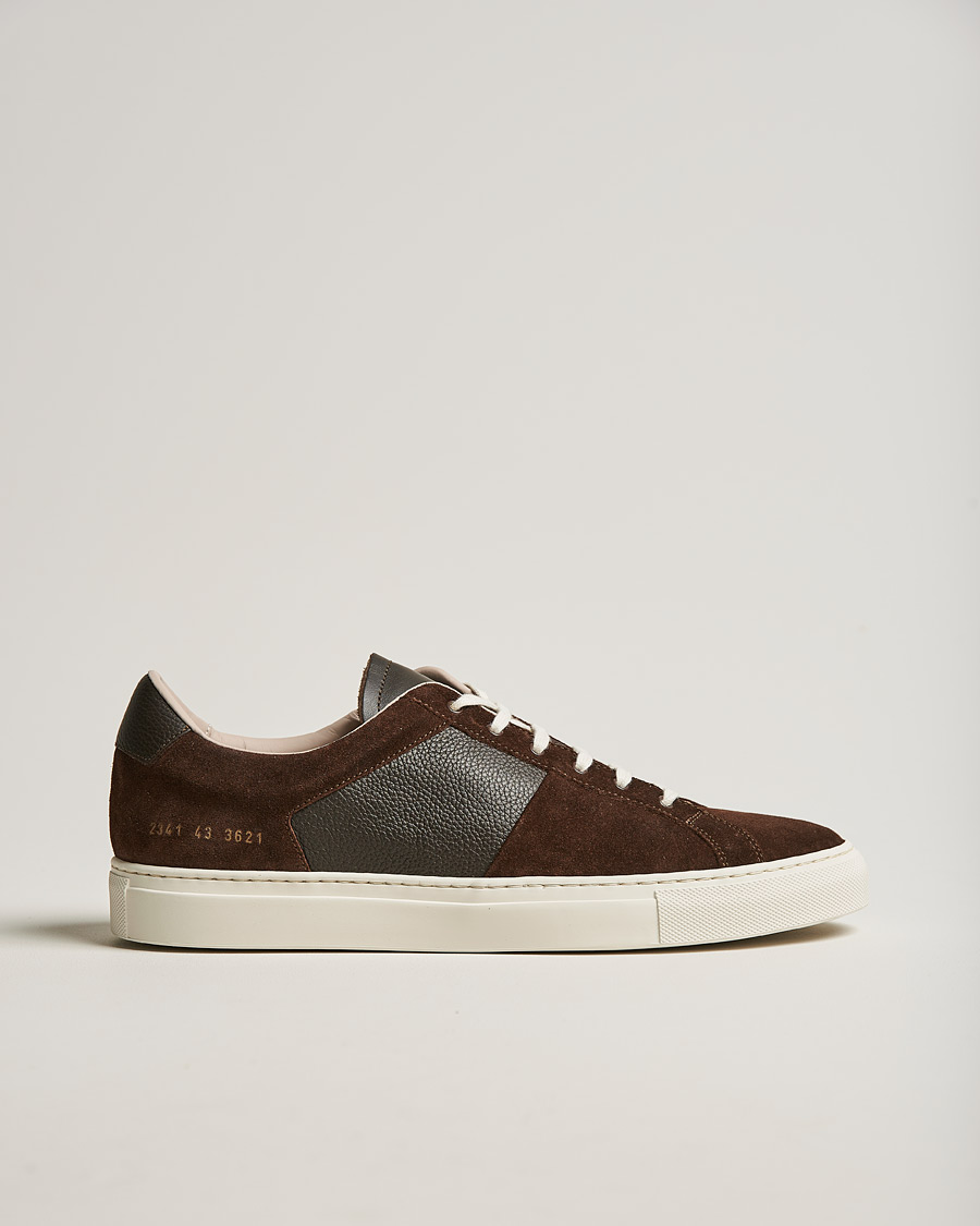 Heren | Common Projects Winter Achilles Suede Nappa Sneaker Brown | Common Projects | Winter Achilles Suede Nappa Sneaker Brown