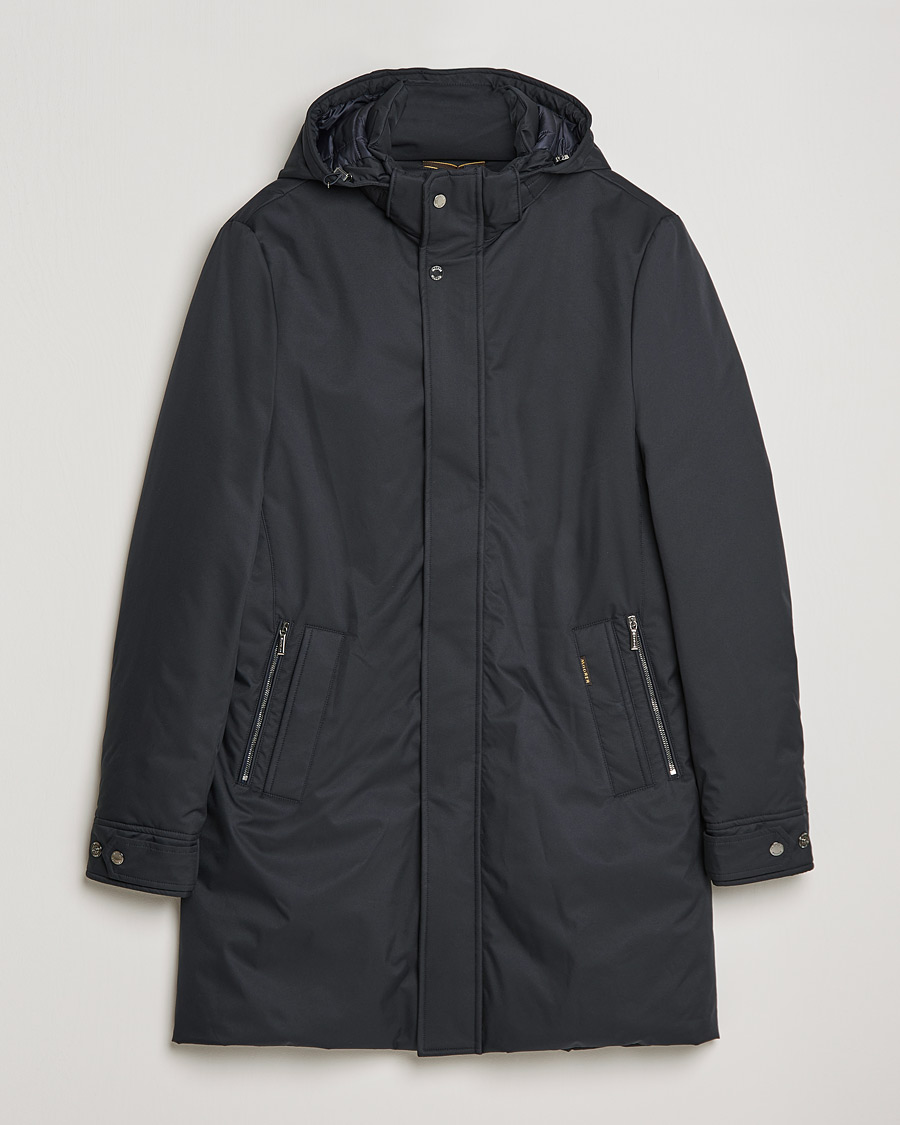 Heren | Jassen | MooRER | Vermont Waterproof Padded Parka Navy