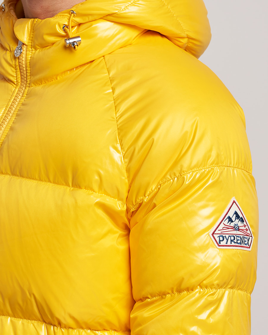 Heren | Jassen | Pyrenex | Sten Hooded Puffer Jacket Spectra Yellow