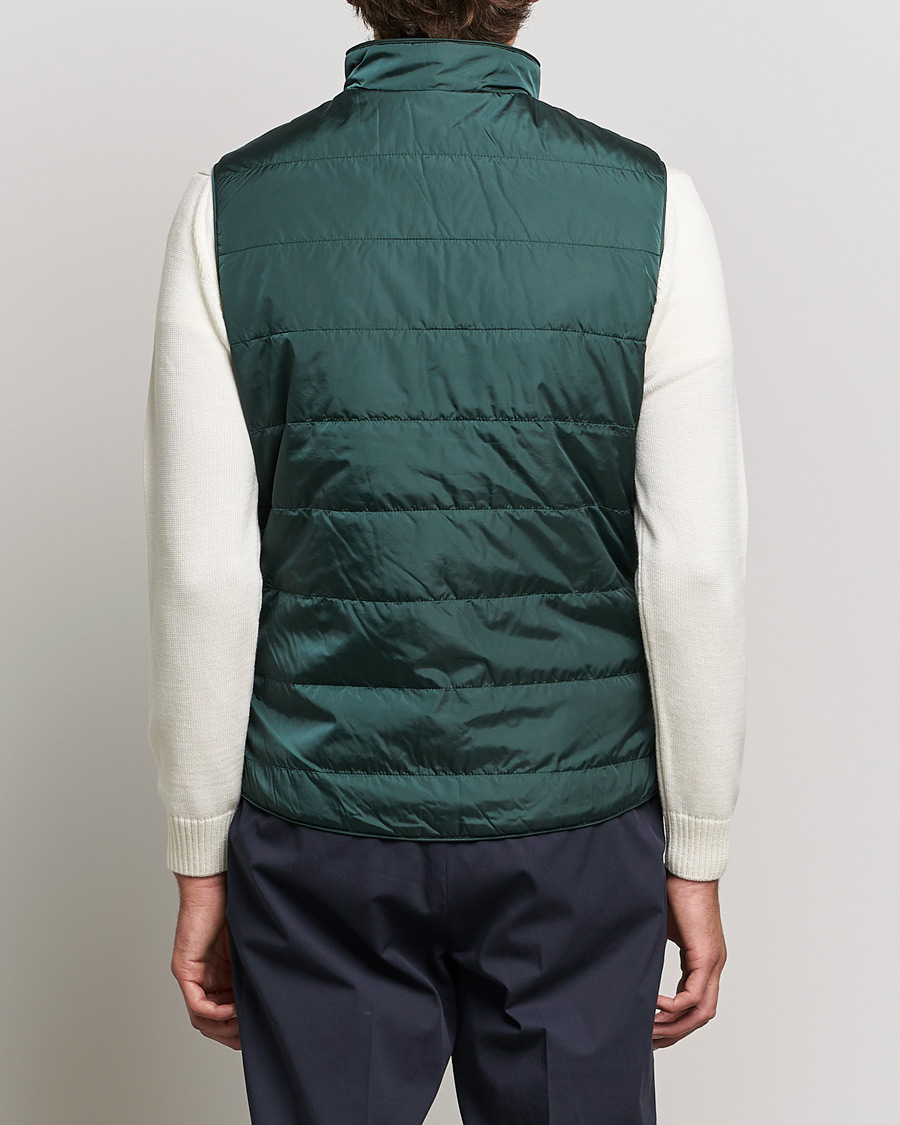 Heren | Jassen | Stenströms | Padded Nylon Vest Green