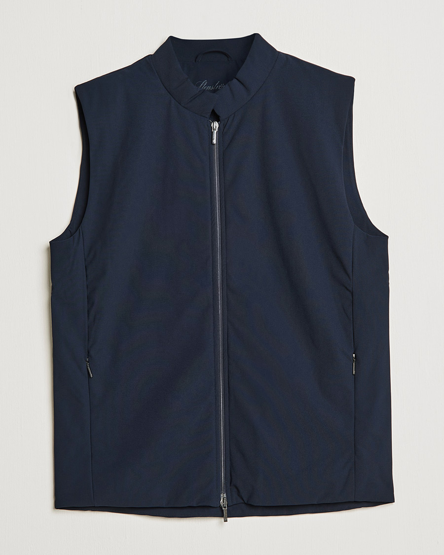 Heren | Jassen | Stenströms | Active Jersey Sport Vest Navy