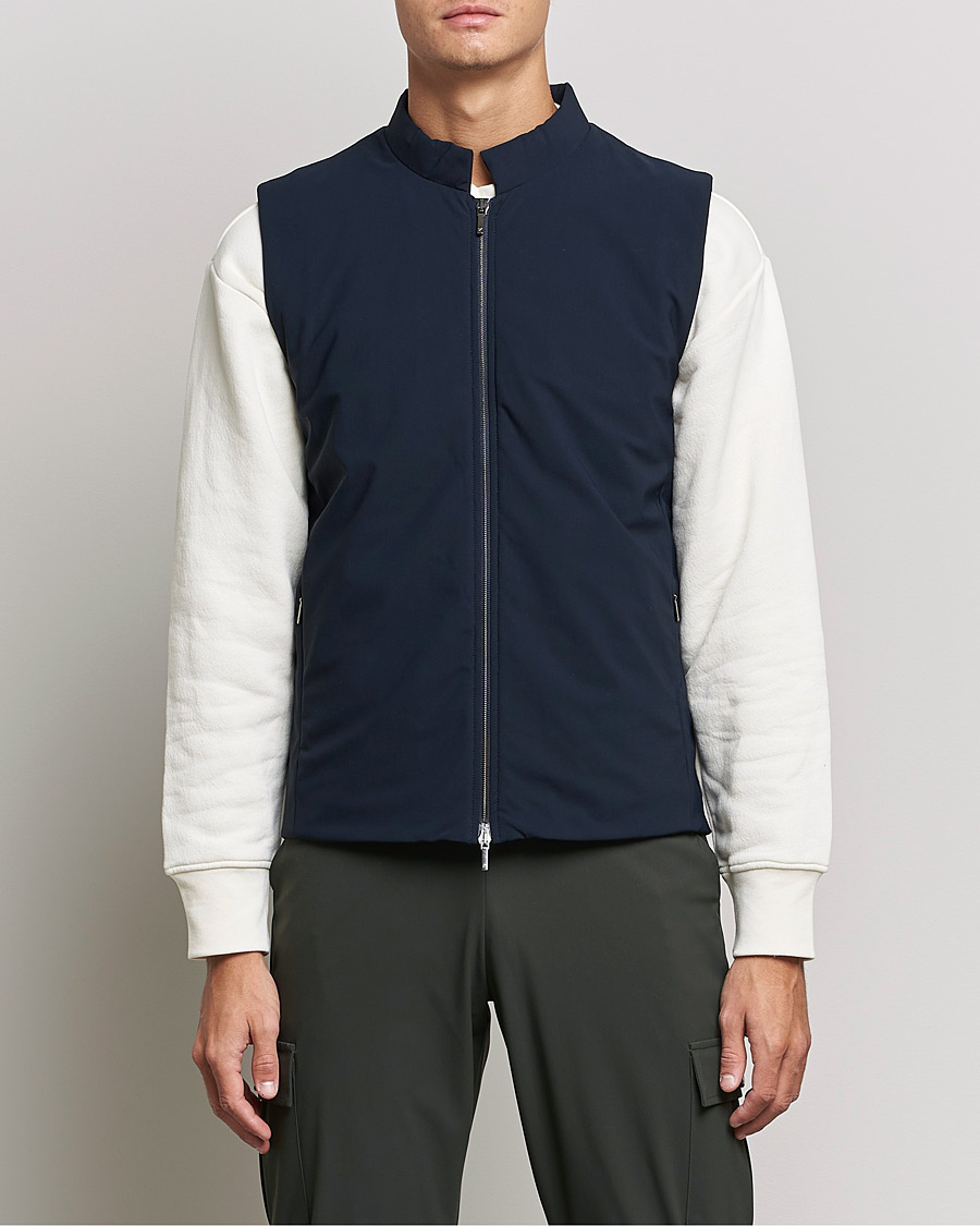 Heren | Jassen | Stenströms | Active Jersey Sport Vest Navy
