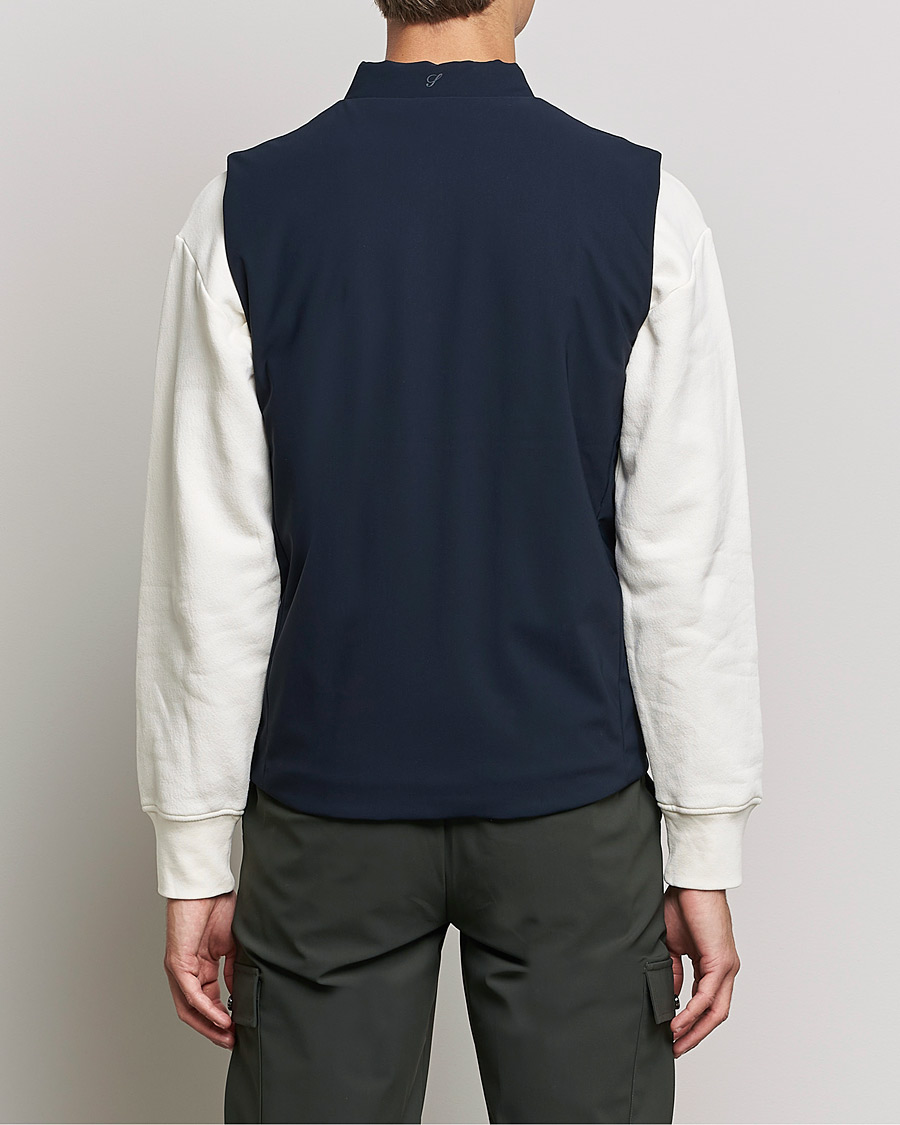 Heren | Jassen | Stenströms | Active Jersey Sport Vest Navy