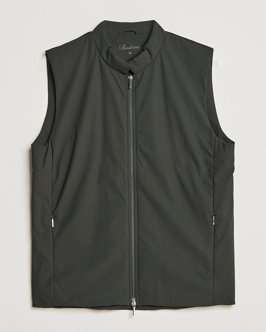 Heren | Gilets | Stenströms | Active Jersey Sport Vest Green