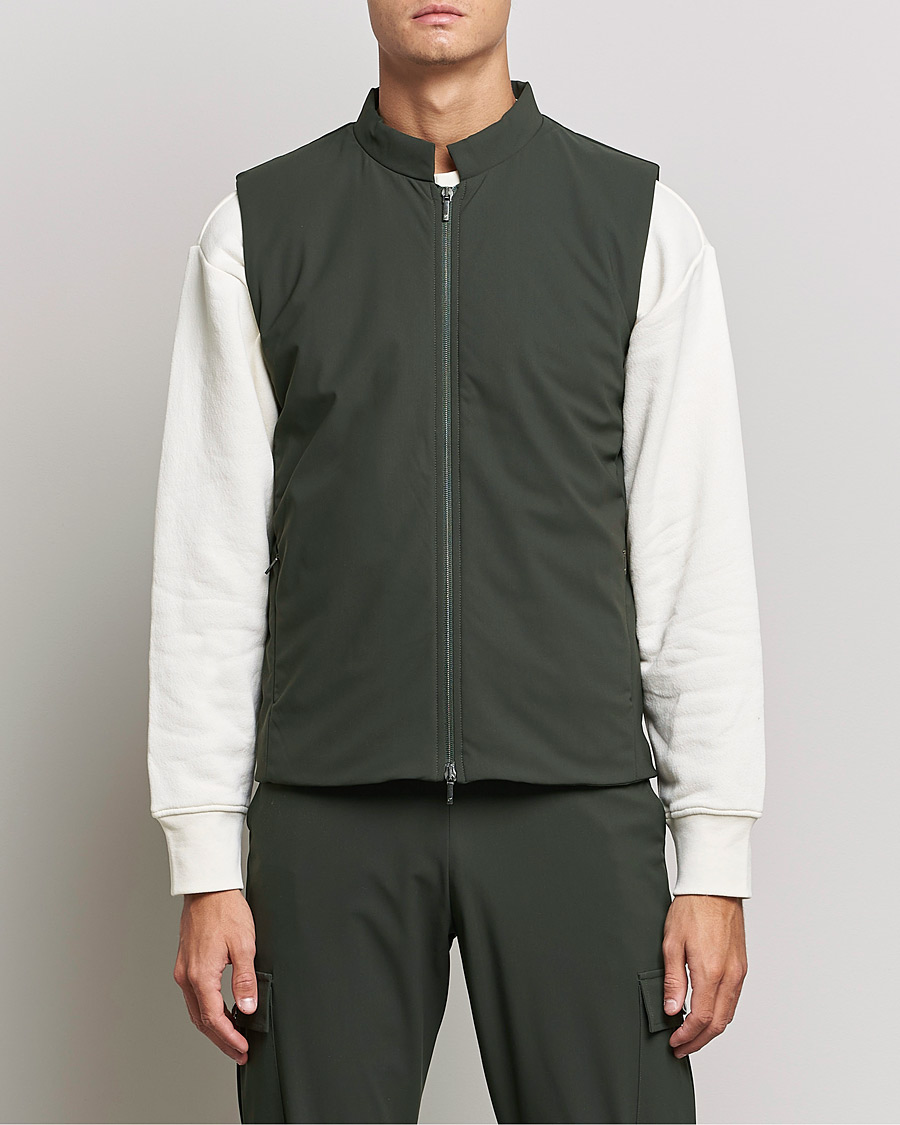 Heren | Gilets | Stenströms | Active Jersey Sport Vest Green
