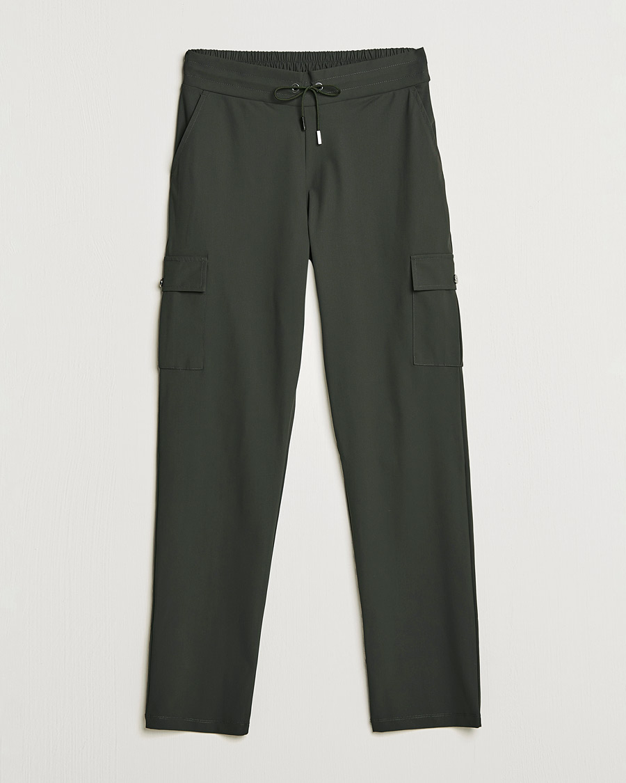 Heren | Broeken | Stenströms | Active Jersey Sport Trousers Green